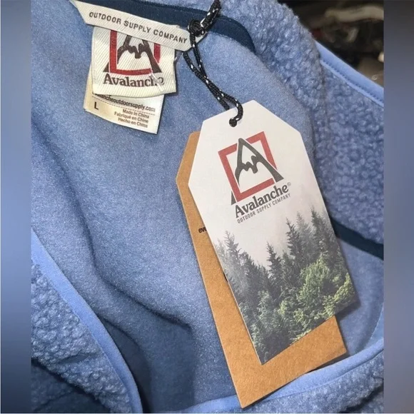 Avalanche Kids Blue Puffer Jacket - Picture 6 of 7